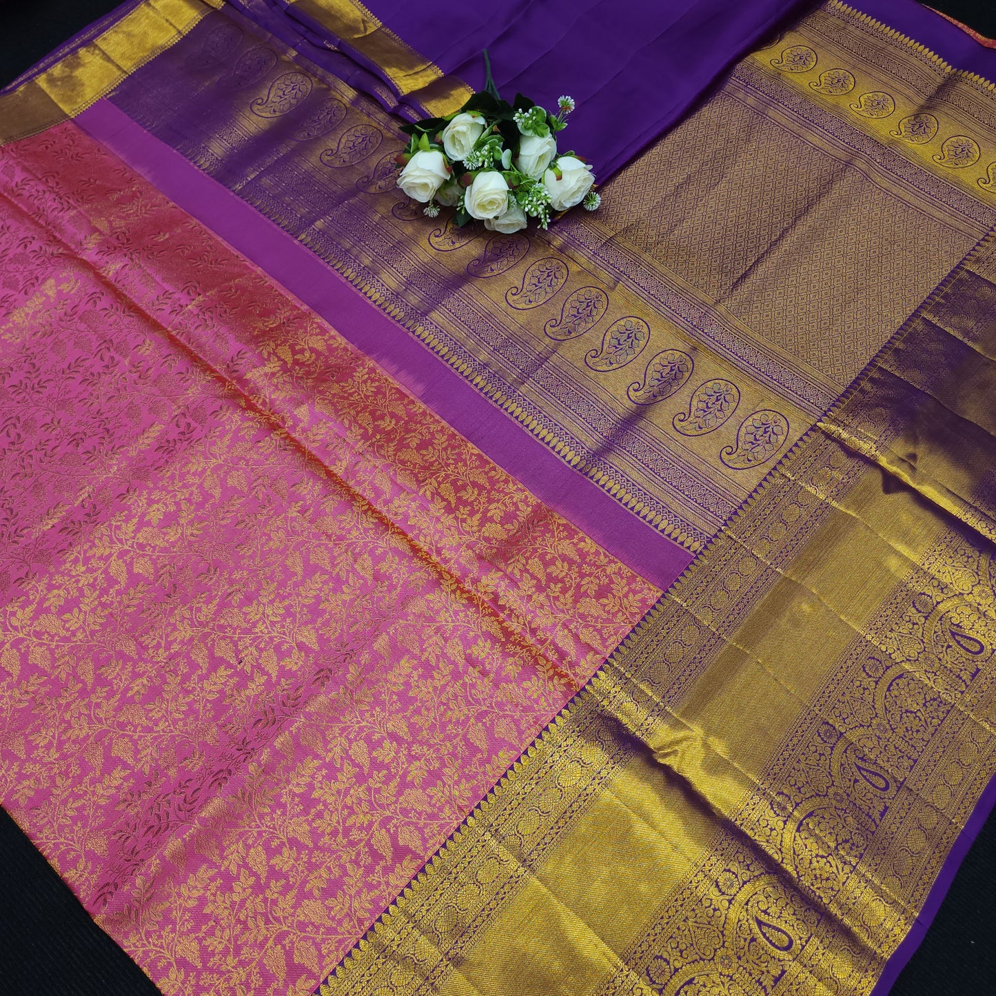Bridal Resham Pure Handloom Kanchi Sarees
