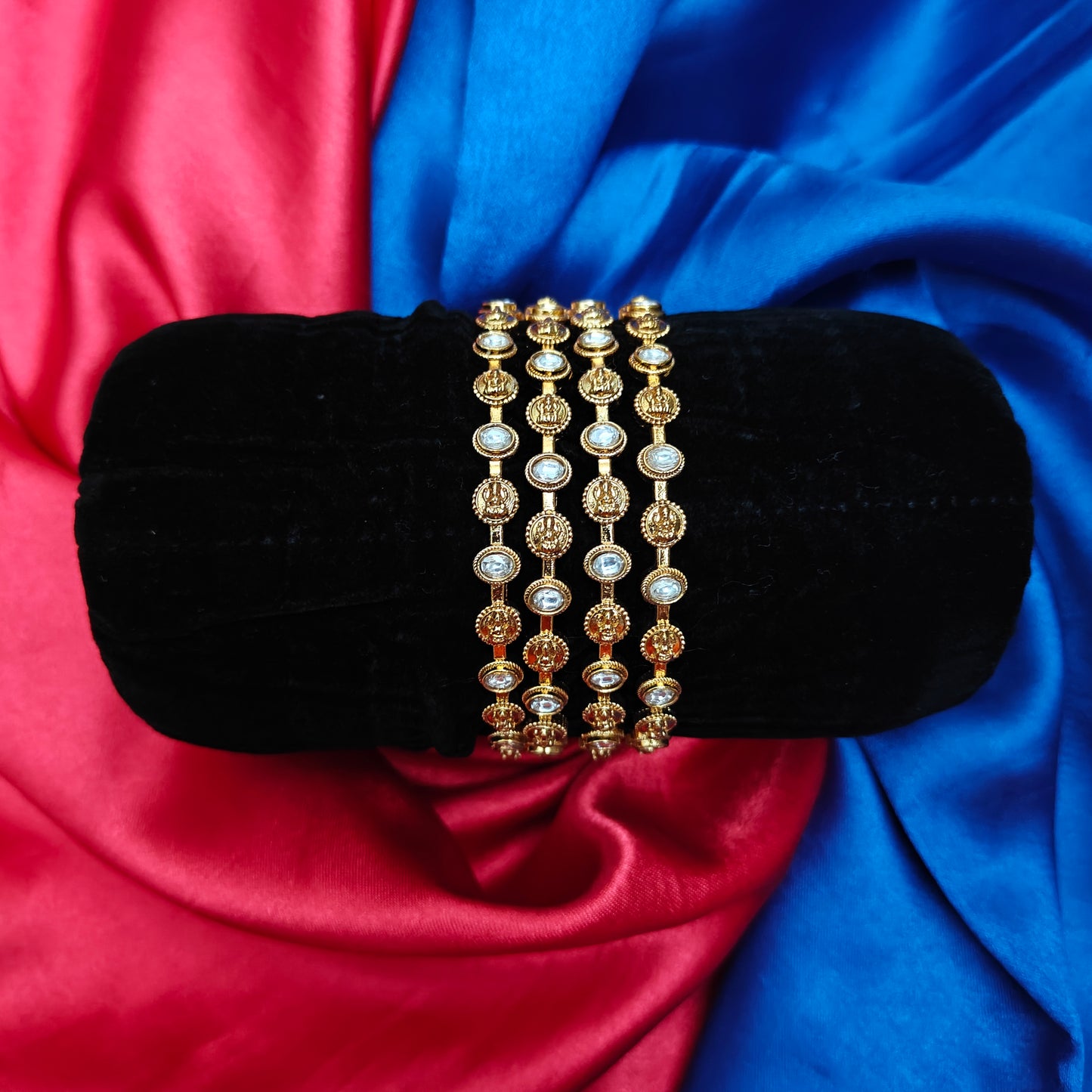 Beautiful Nakshi Bangle With Laxmi Idol