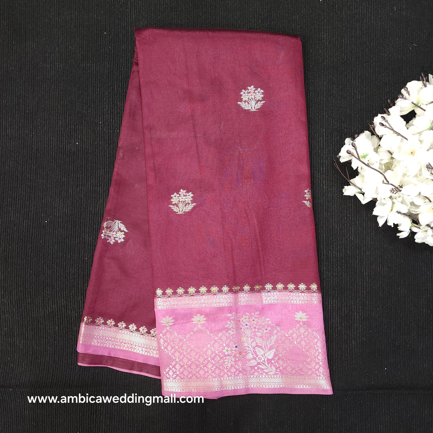 Raw Mango Banaras Pattu Sarees
