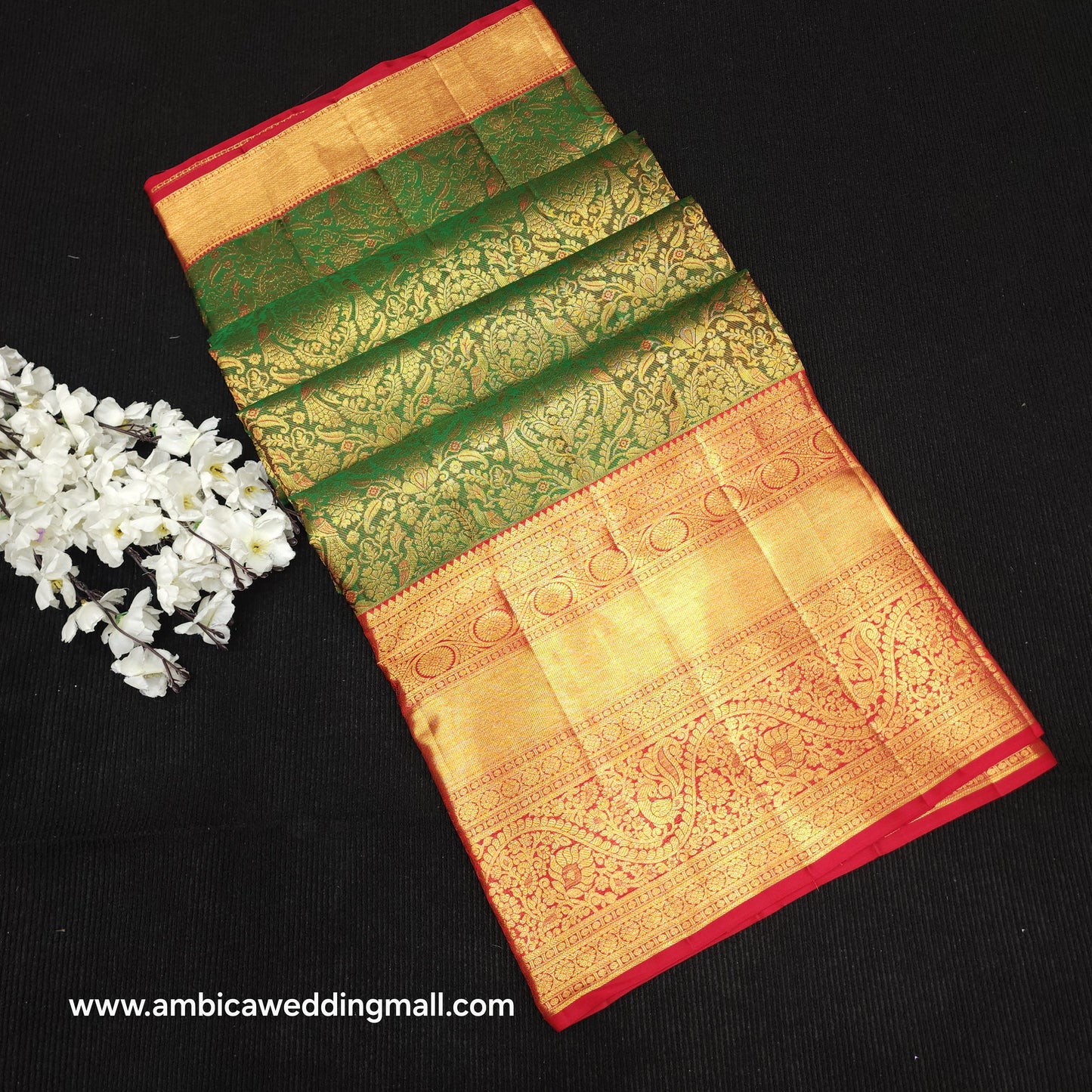 Pure Resham Bridal Kanchi Pattu Handloom Saree