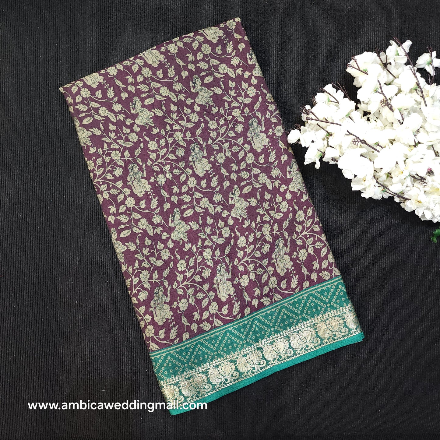 Kalamkari Dola Silk Saree