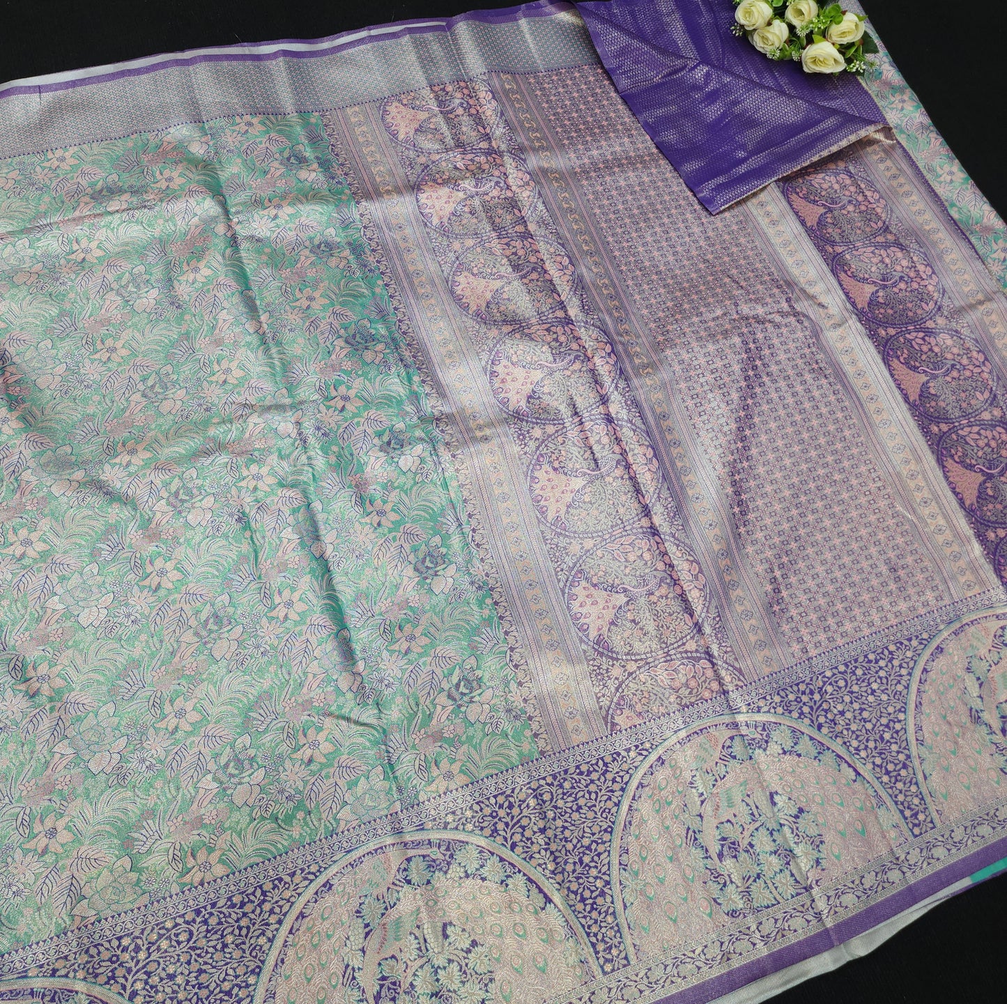 Meenakari Kanchi Pattu Sarees 😍✨️
