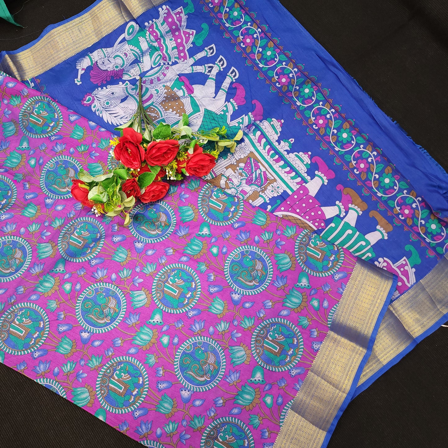 Kalamkari Fancy Saree