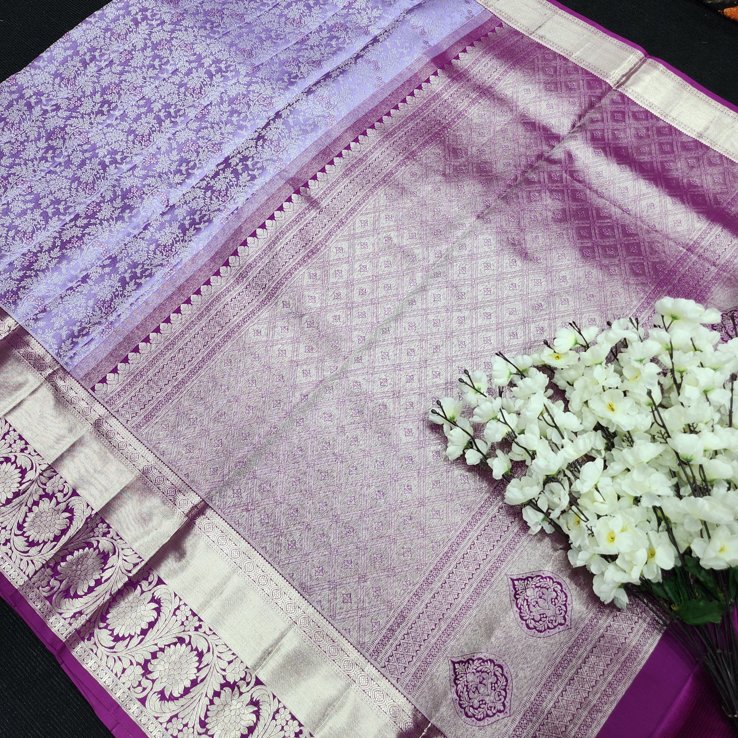Pure Resham Bridal Kanchi Pattu Handloom Saree