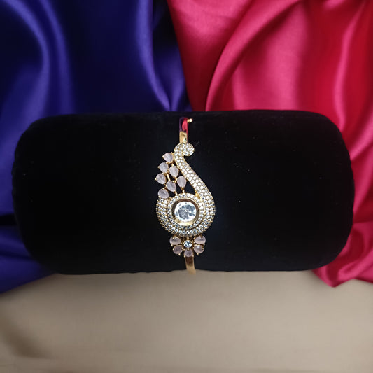 Beautiful Bracelet In Peacock Design