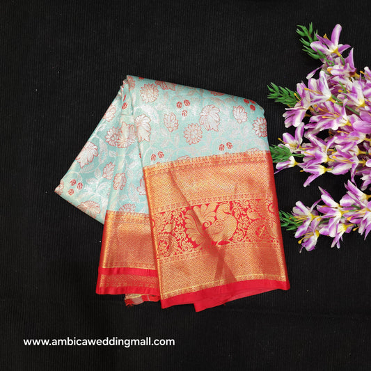 Semi Kanchi Pattu Tissue Sarees