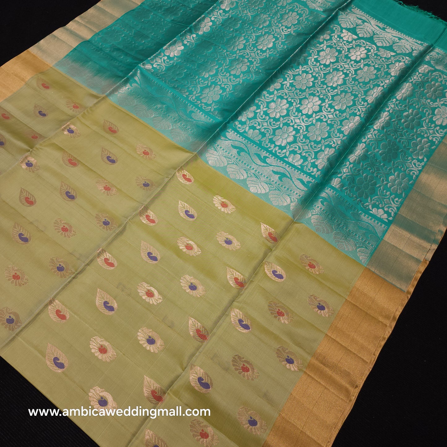 Kanchi Pattu Handloom Butta Saree
