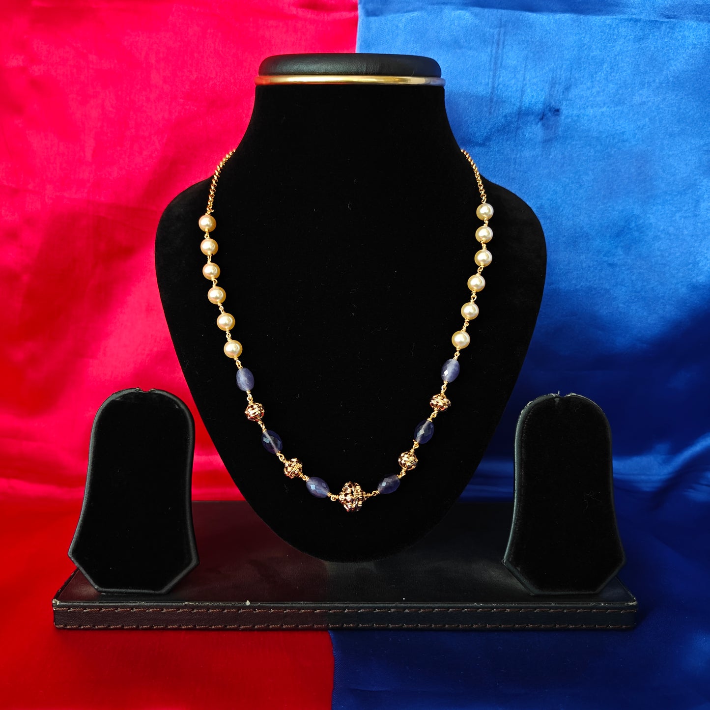 Beautiful Beads Mala In Purple Colour