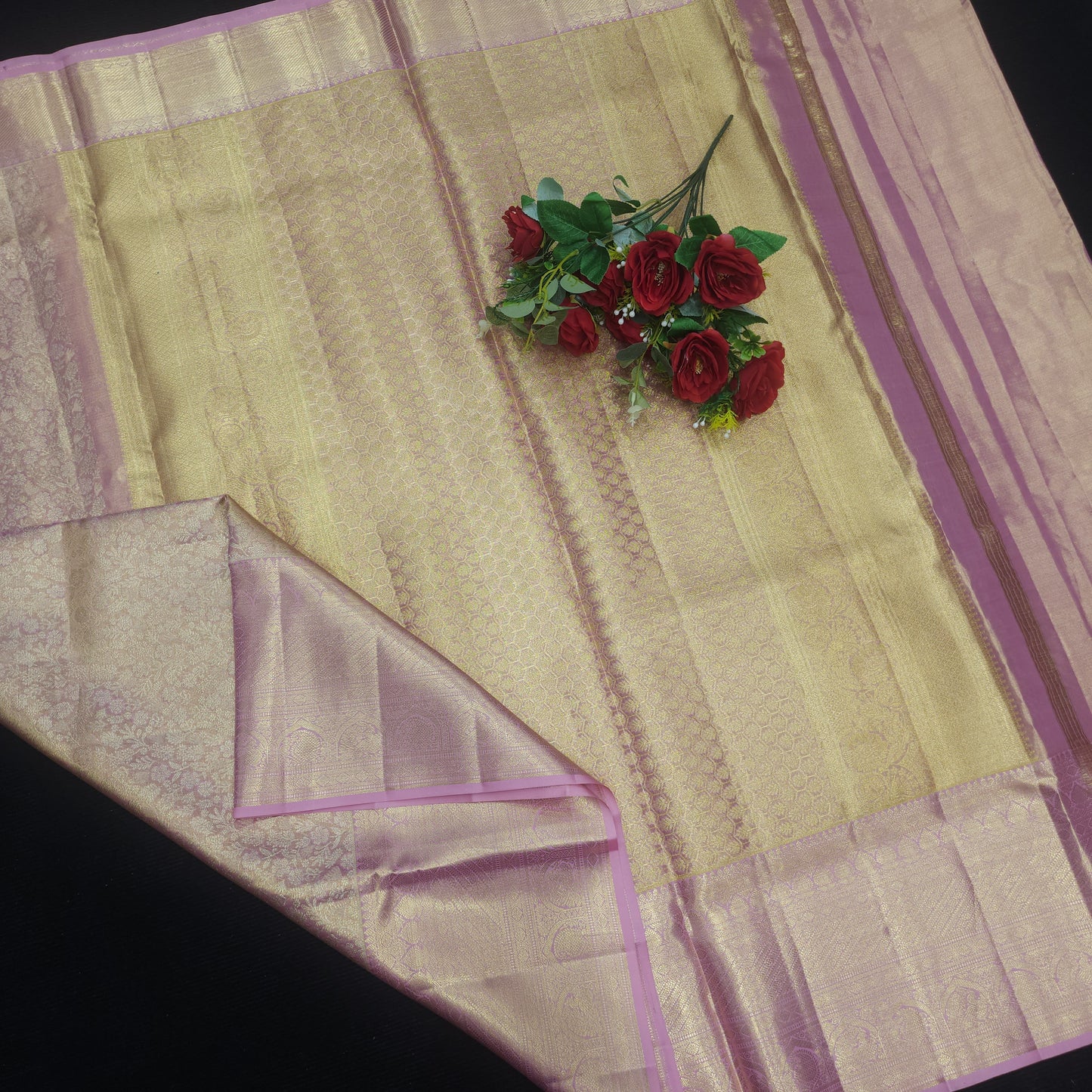 Pure Handloom Kanchi Pattu Bridal Saree
