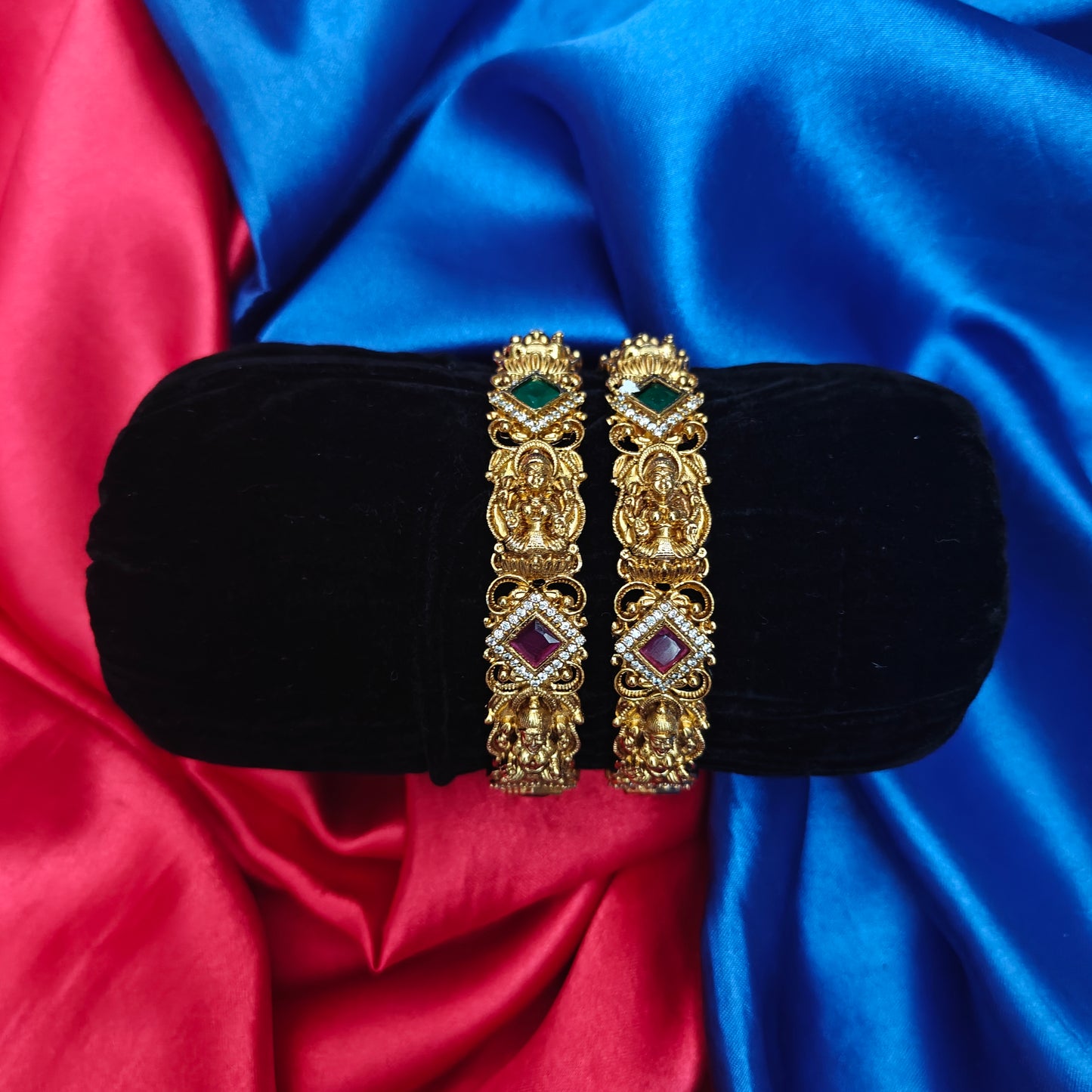 Beautiful Nakshi Bangle With Laxmi Idol - Ambica Wedding Mall