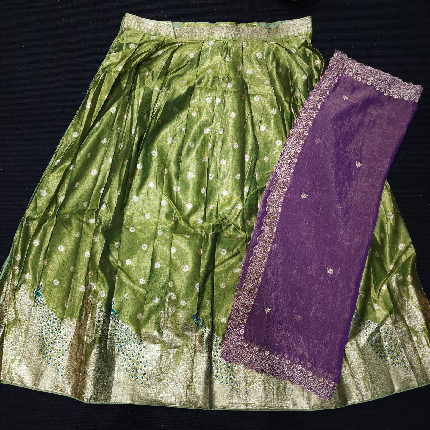 Banaras Fancy Half Saree