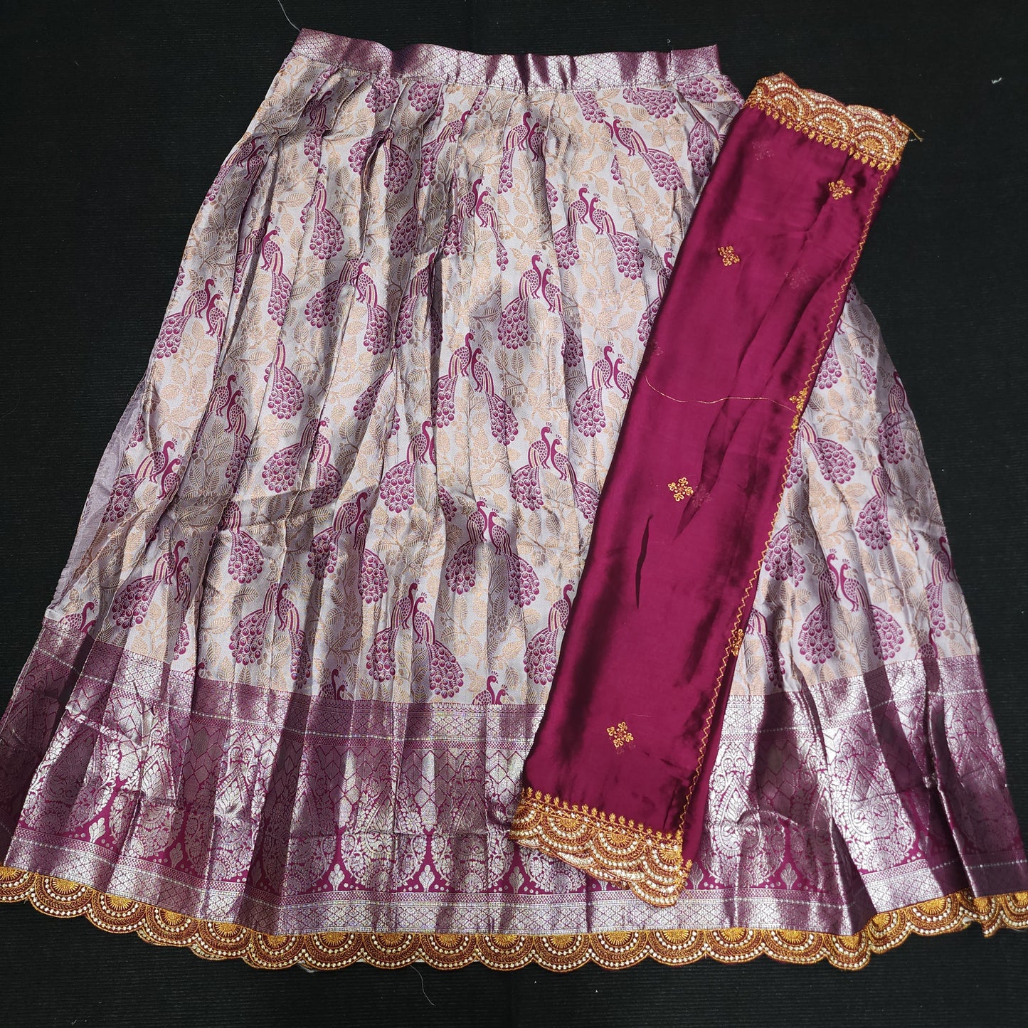 Banaras Fancy Half Saree