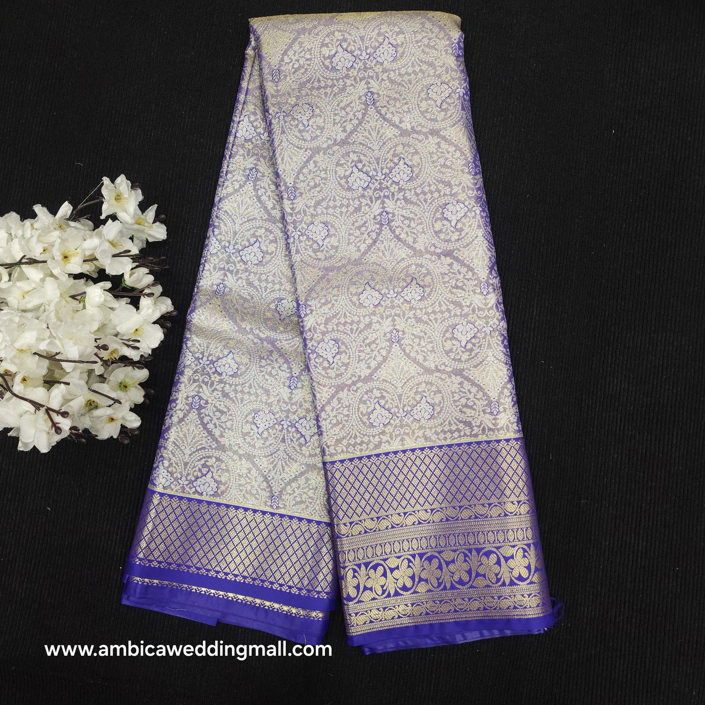 ✨️Kanchi pattu semi one gram gold saree✨️