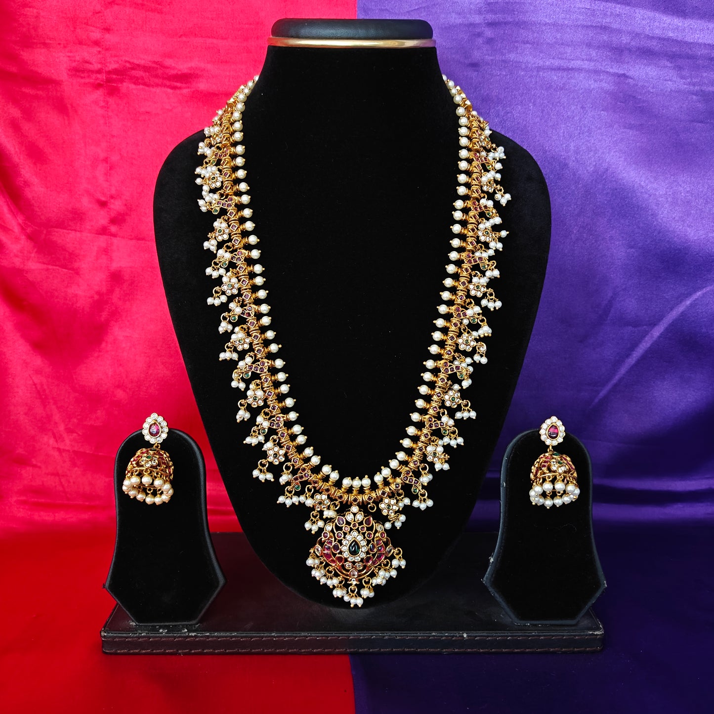 Beautiful Jadau Kundan Long Necklace