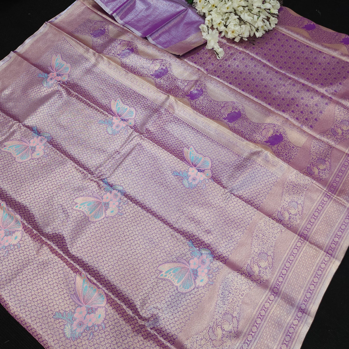Skirt Border Kanchi Pattu Saree