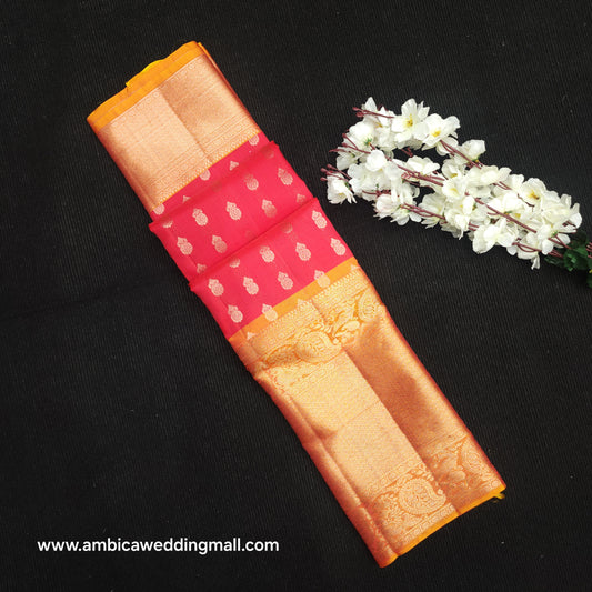 Kanchi Pattu Handloom Butta Light Weight Saree