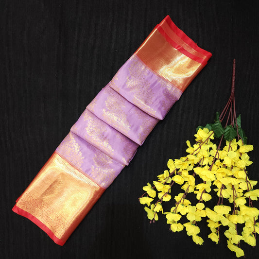 Special Lavender Semi Kanchi Pattu Saree