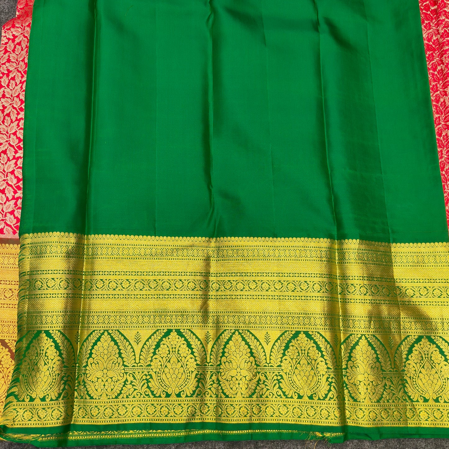 Kanchi Pattu Bridal Pure Zari Saree - Ambica Wedding Mall