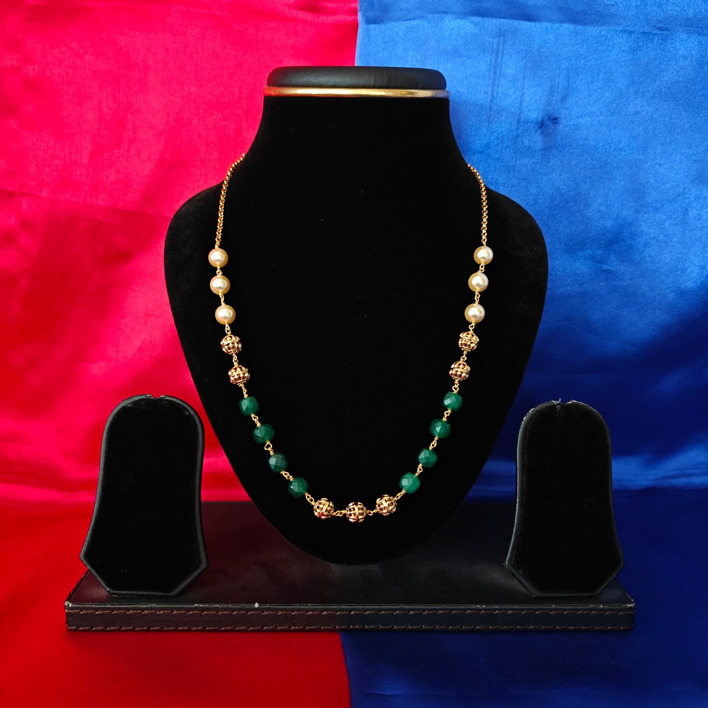 Beautiful Beads Mala In Green Colour