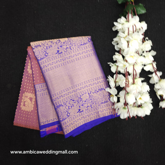 Kanchi Pattu Handloom Butta Light Weight Saree
