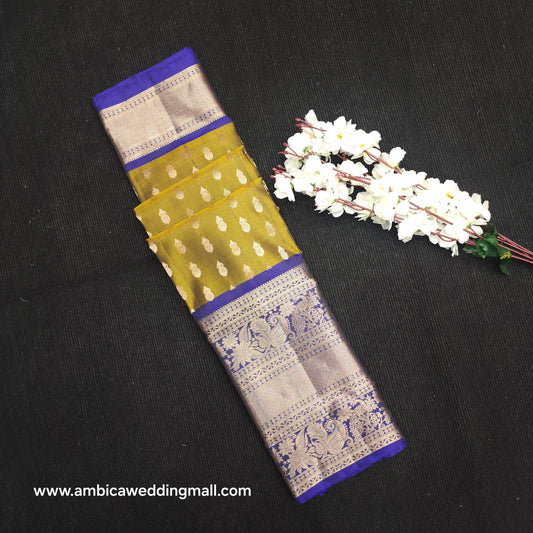 Kanchi Pattu Handloom Butta Light Weight Saree