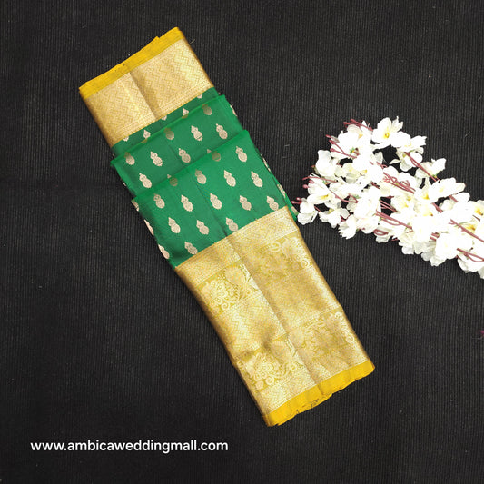 Kanchi Pattu Handloom Butta Light Weight Saree