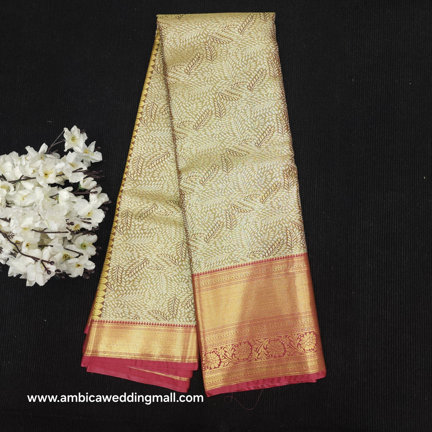 ✨️Kanchi pattu semi one gram gold saree✨️