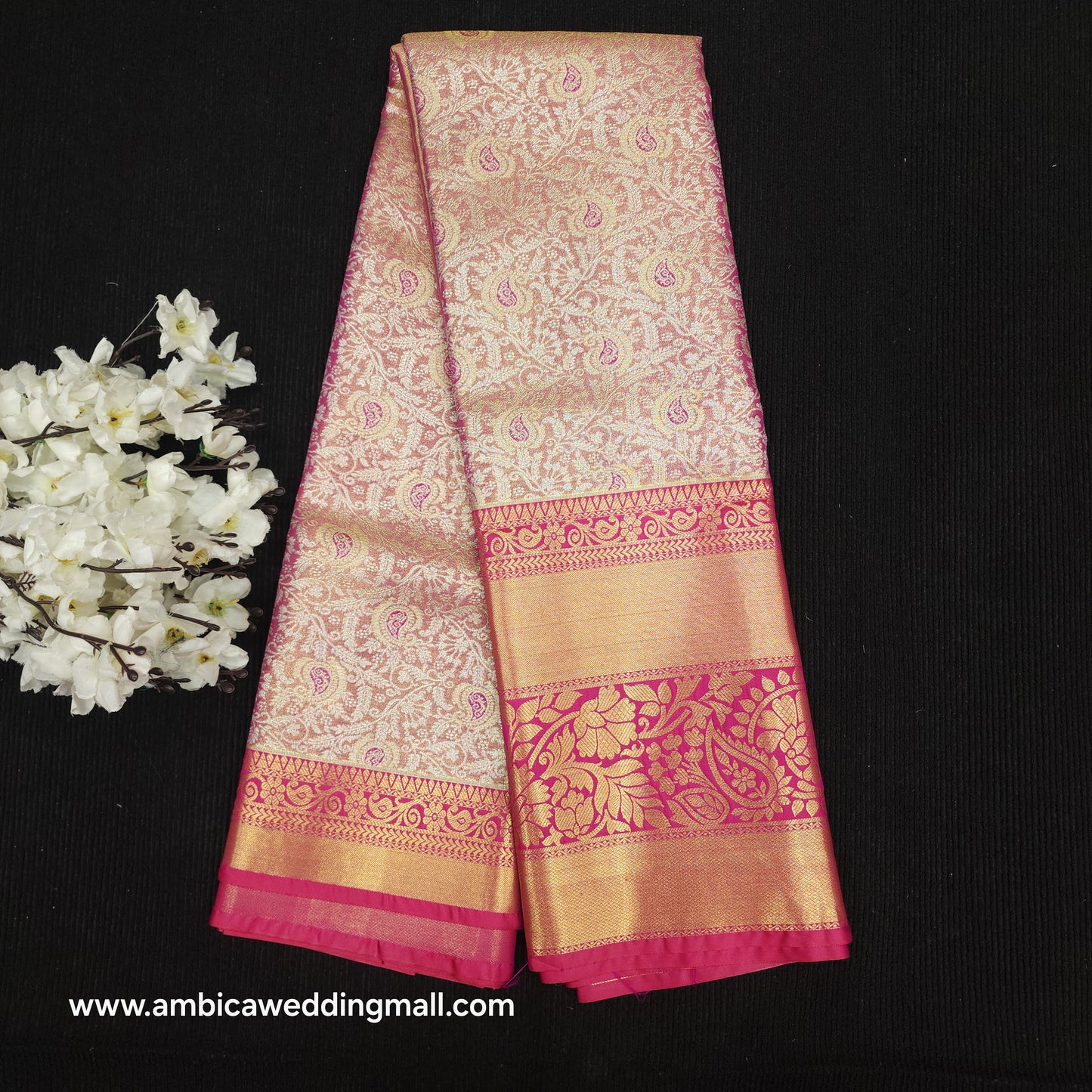 ✨️Kanchi pattu semi one gram gold saree✨️