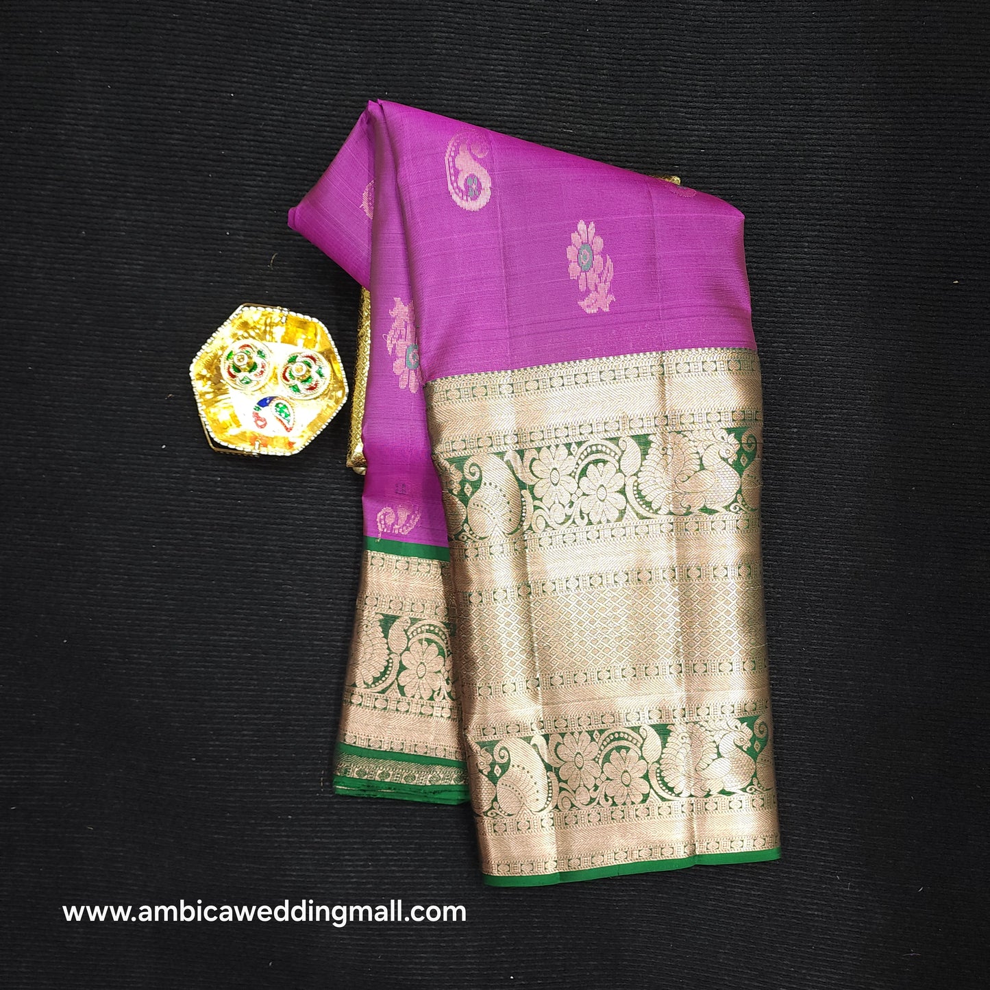 Kanchi Pattu Handloom Butta Saree