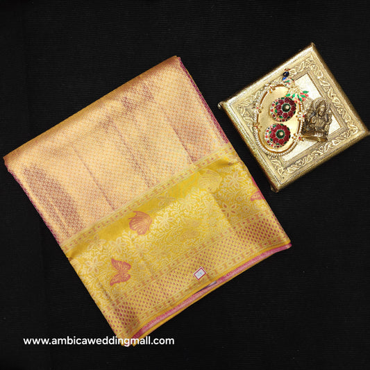 Pure Handloom Kanchi Pattu Bridal Saree