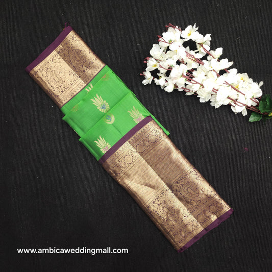 Kanchi Pattu Handloom Butta Light Weight Saree