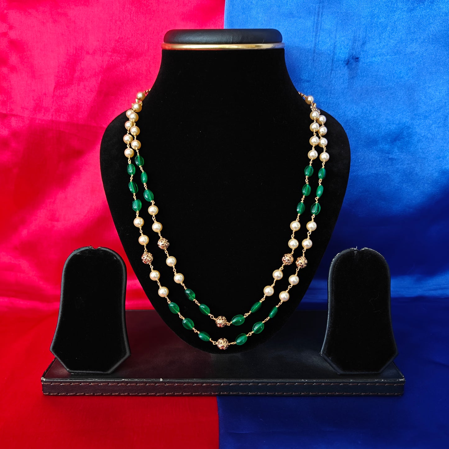 Beautiful Beads Mala With Pearl