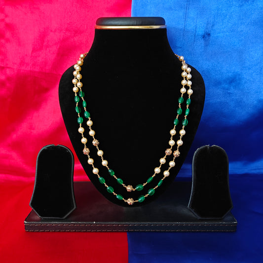 Beautiful Beads Mala With Pearl