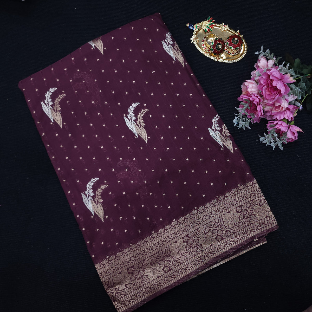 Banaras Georgette saree