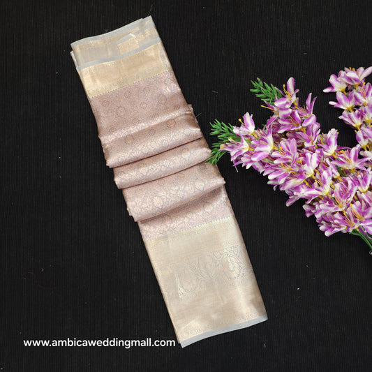 Semi Kanchi Pattu Pastel Saree