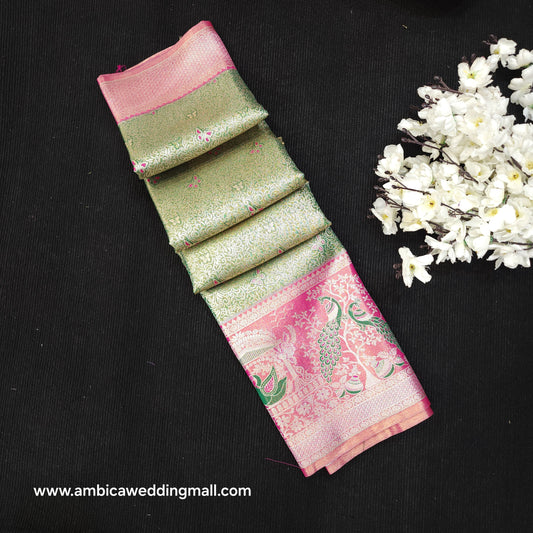 Skirt Border Kanchi Pattu Saree