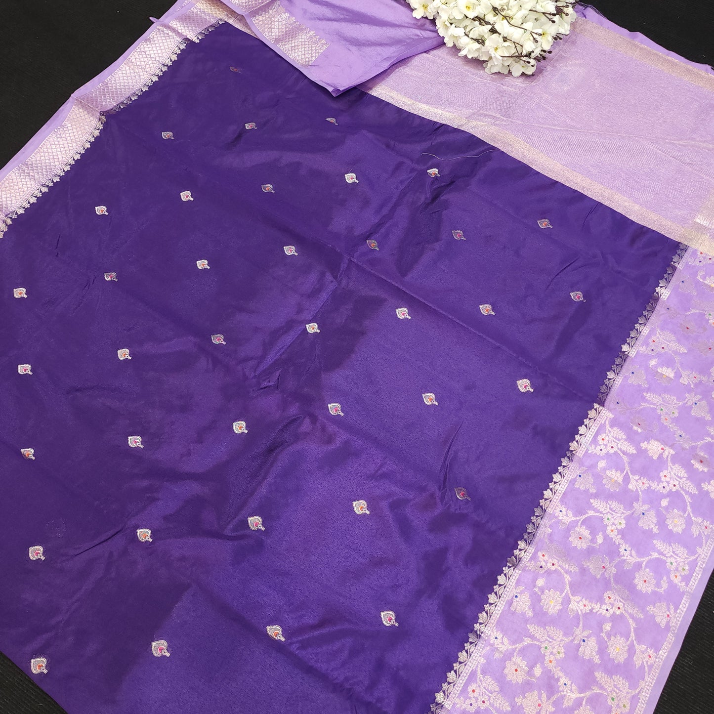 Raw Mango Banaras Pattu Sarees