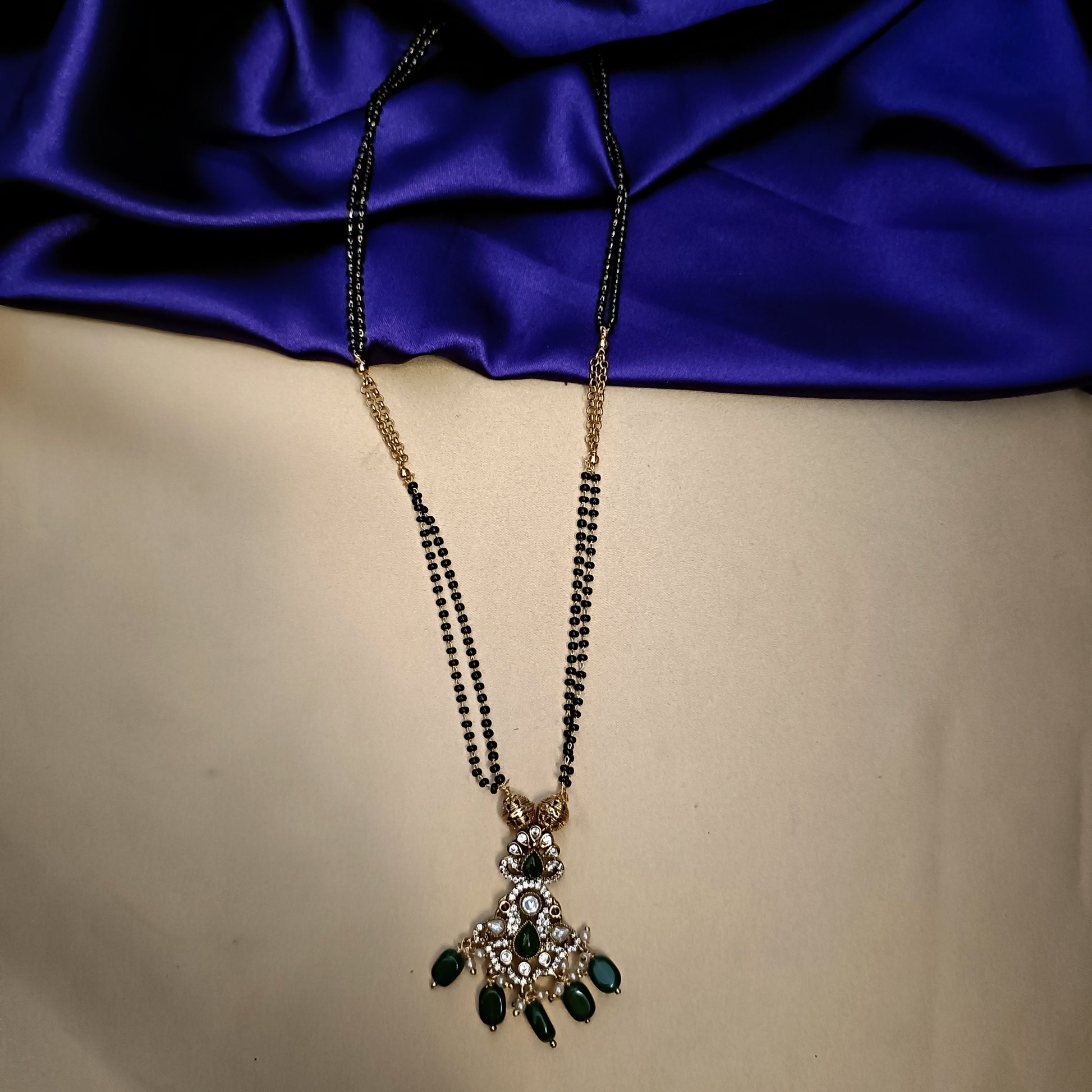 Beautiful Fancy Black Beads - Ambica Wedding Mall
