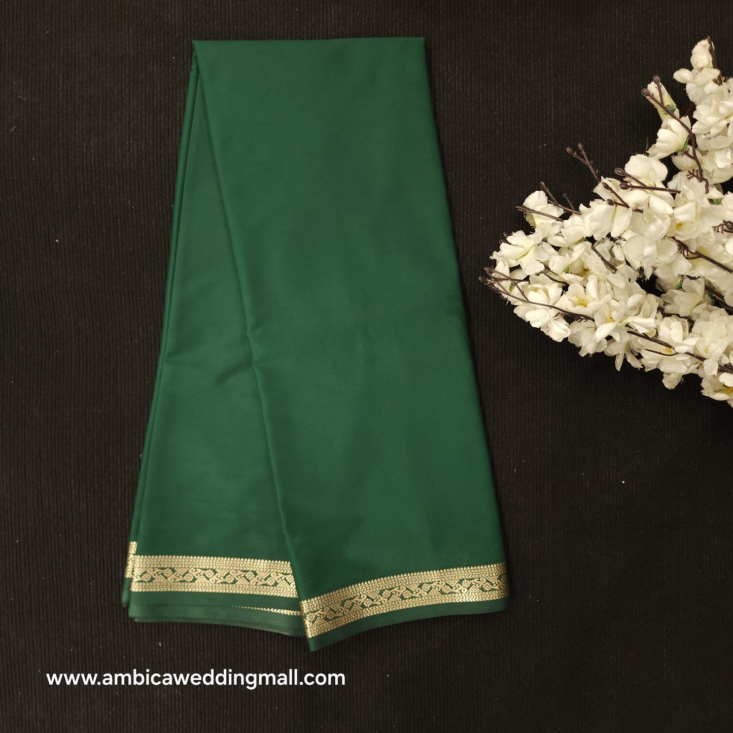 Mysore Silk Crape Saree - MS890