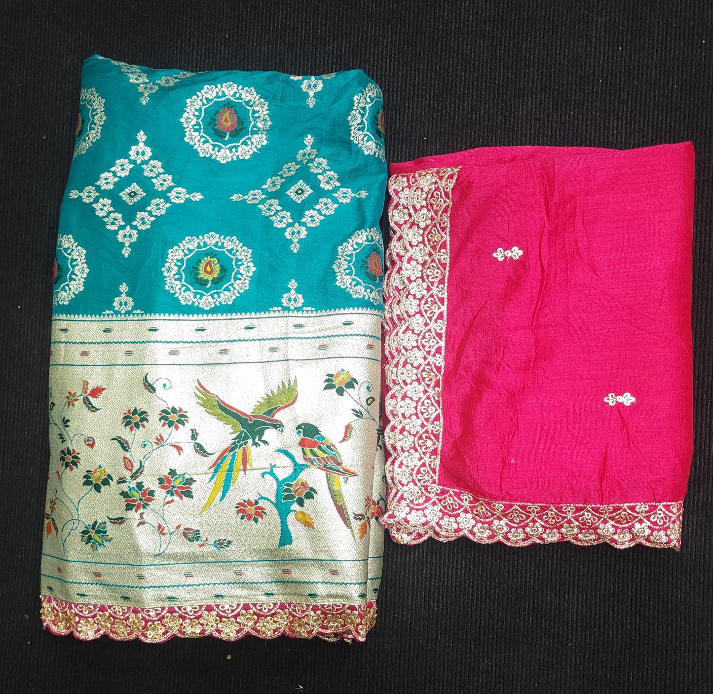 Paithani Banaras Pattu Brocade Half Saree