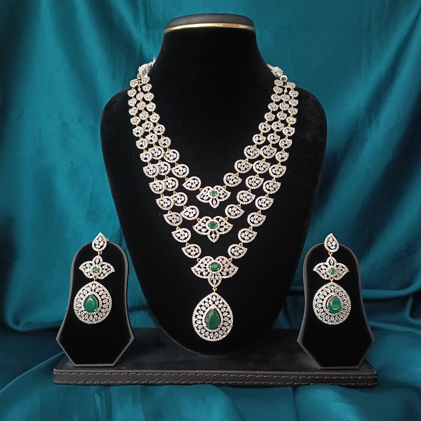Beautiful GJ Layered Necklace - Ambica Wedding Mall