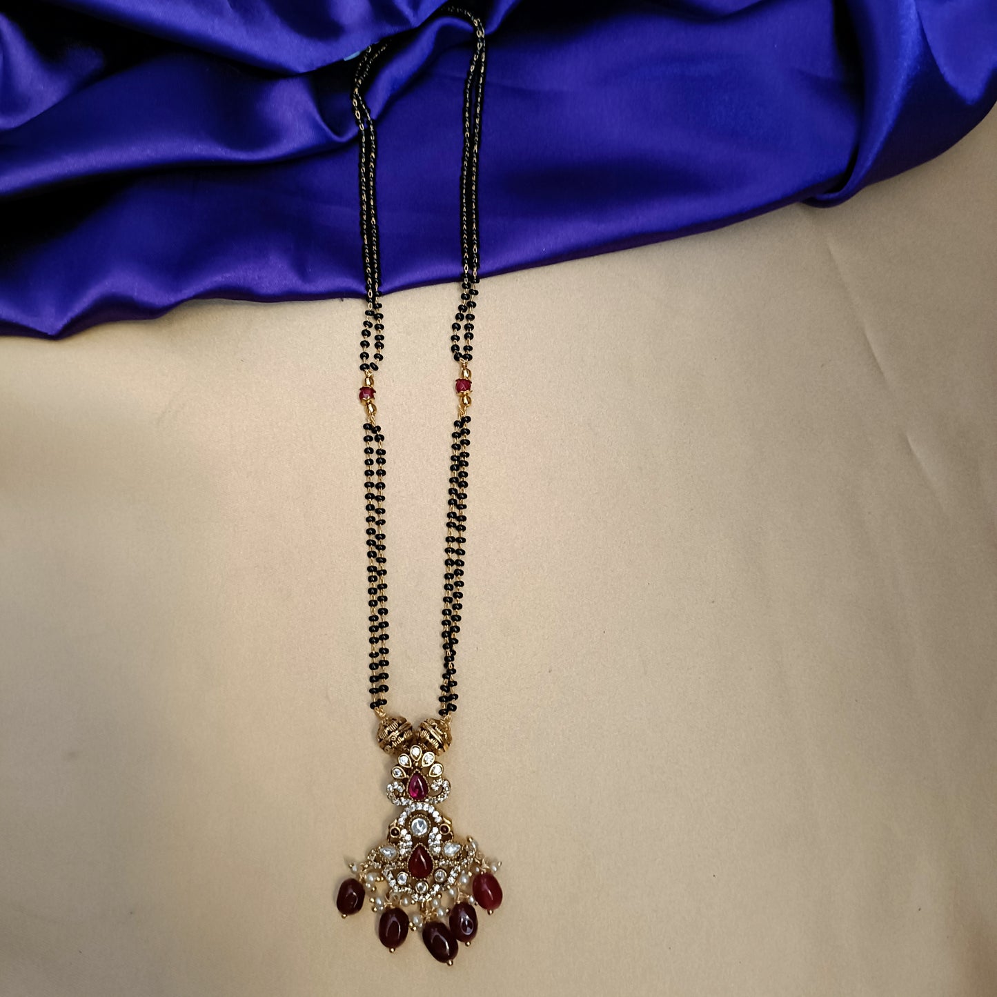 Beautiful Black Beads - Ambica Wedding Mall