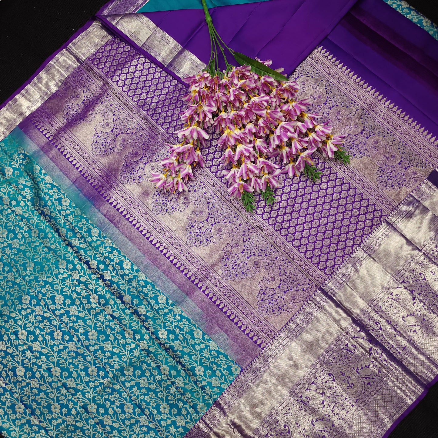 Pure Resham Bridal Kanchi Pattu Handloom Saree