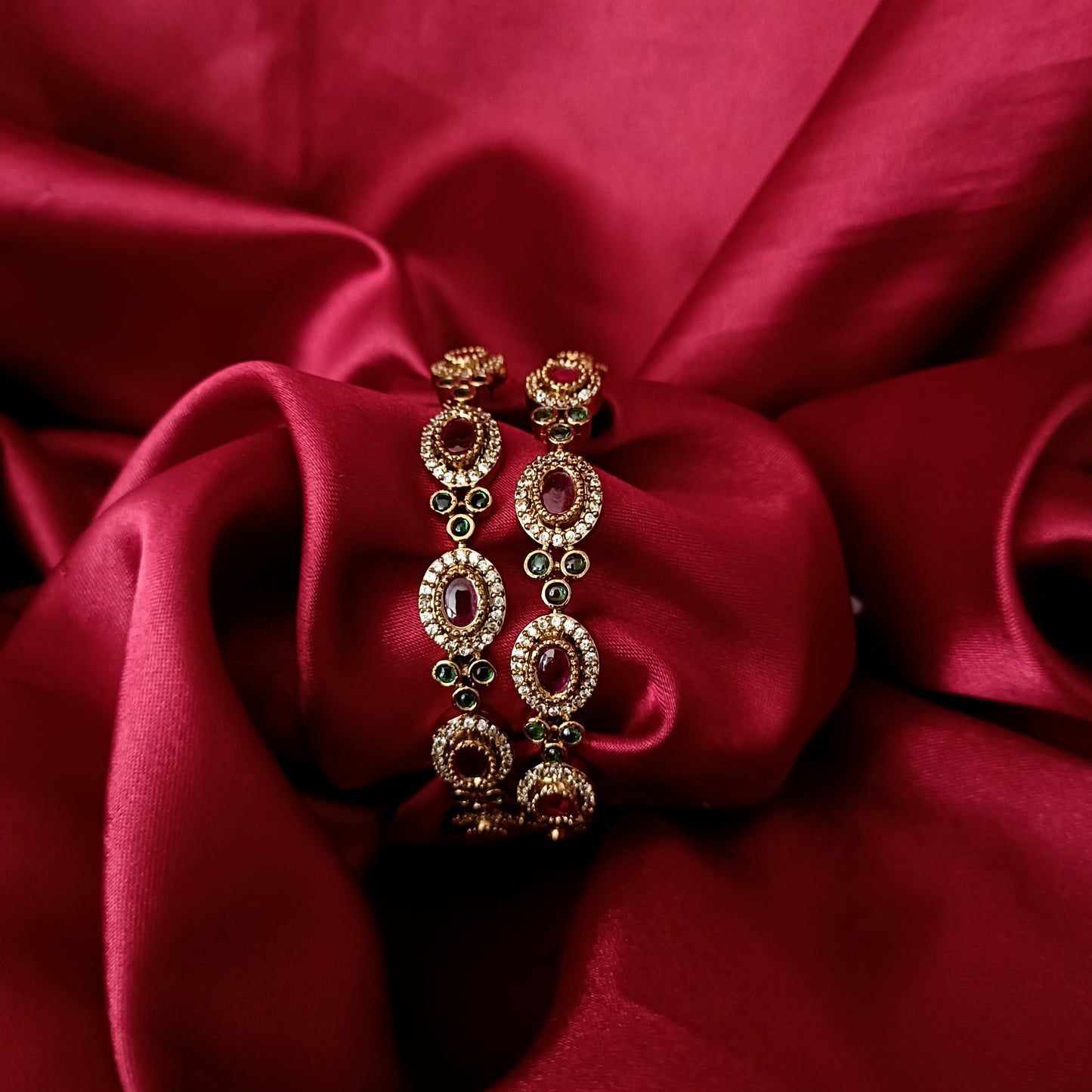 Beautiful Kempu Bangles - Ambica Wedding Mall