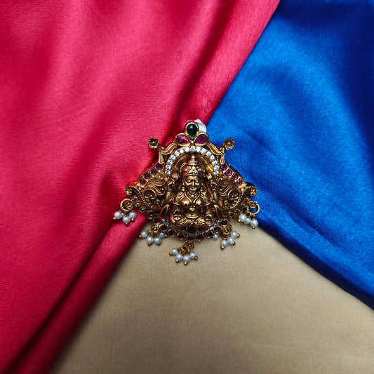 Beautiful Nakshi Pendant With Laxmi Idol