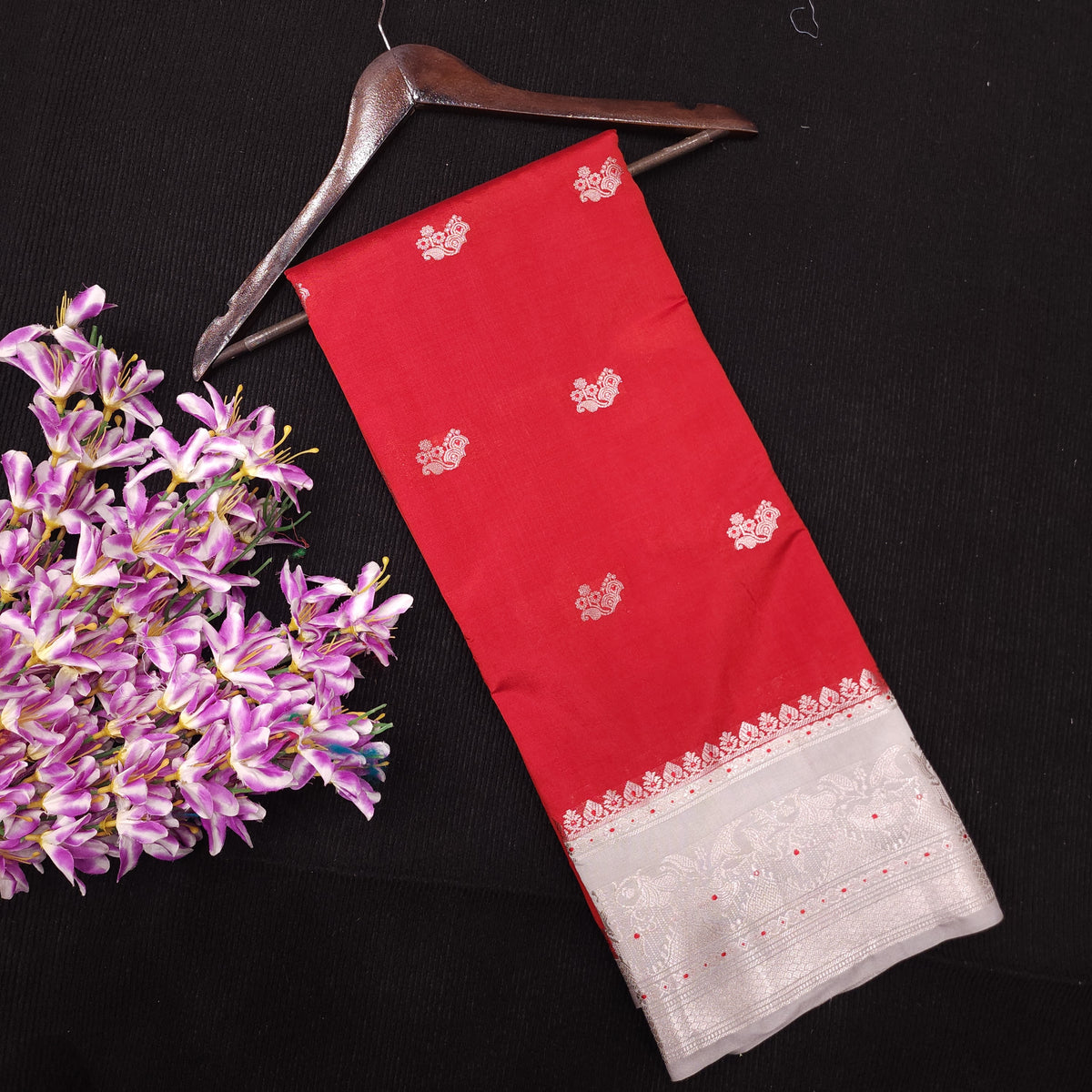 Banaras Green Mango Saree