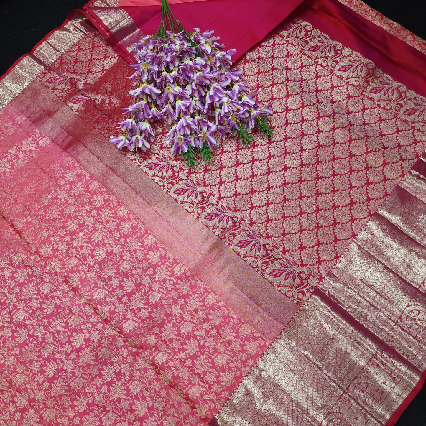 Pure Resham Bridal Kanchi Pattu Handloom Saree