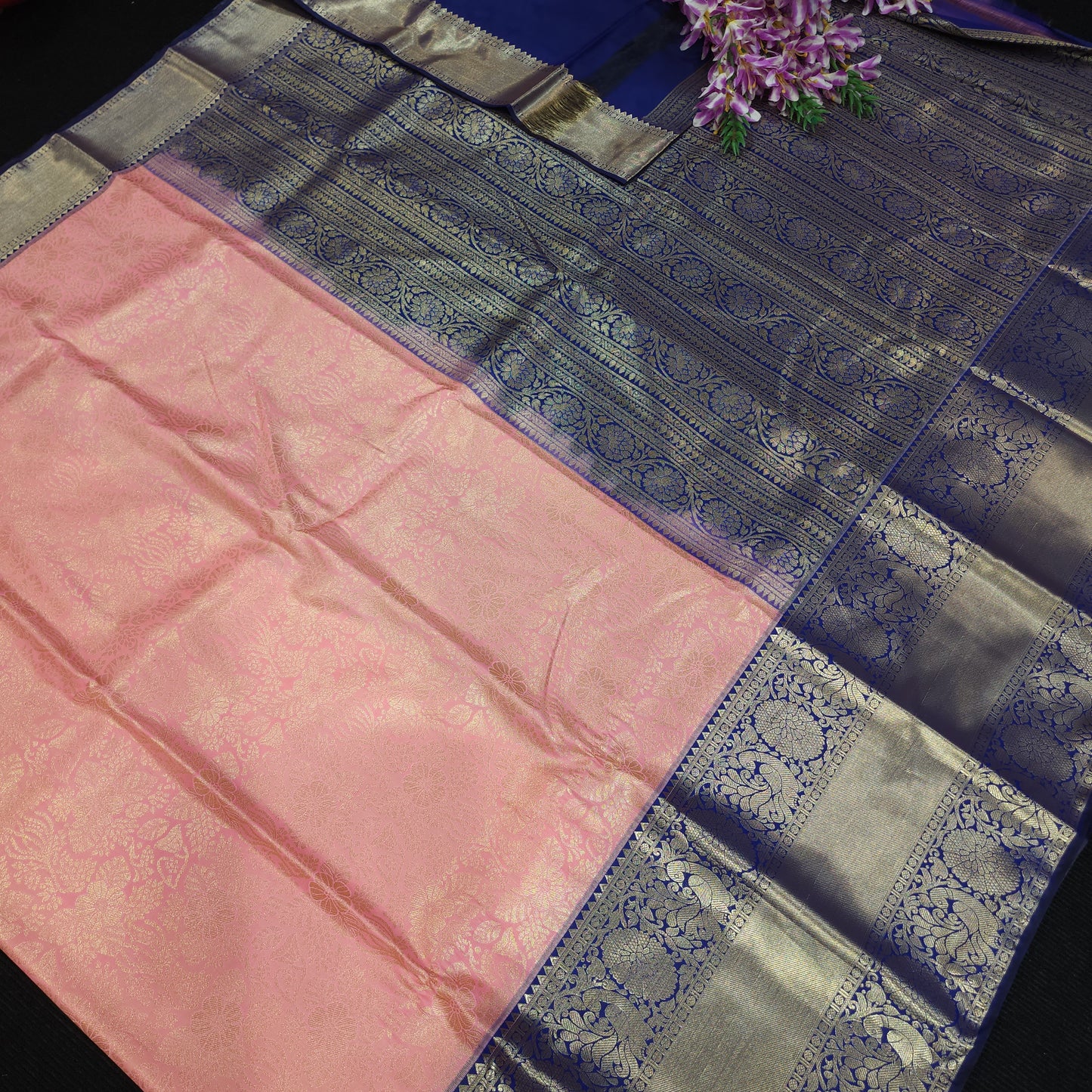 Resham Mix Kanchi Pattu Sarees