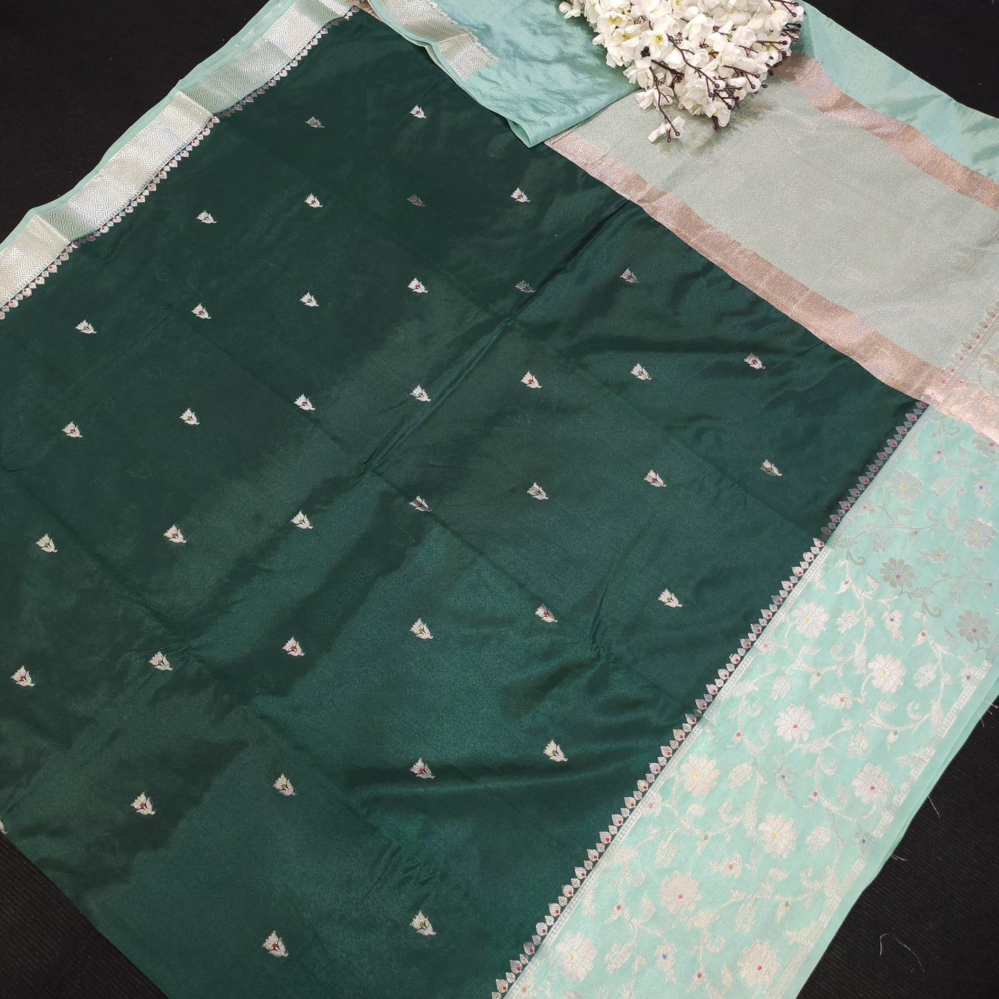 Raw Mango Banaras Pattu Sarees