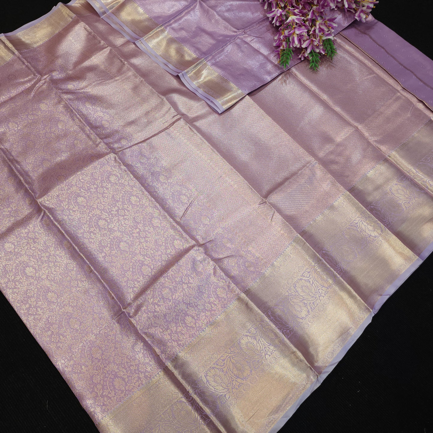 Semi Kanchi Pattu Pastel Saree